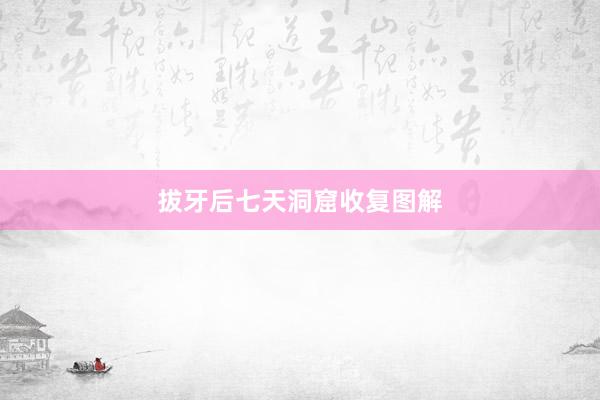 拔牙后七天洞窟收复图解